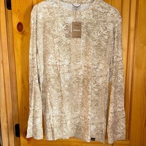 New•Patagonia• M’s tropic comfort natural crew•rock wash•size large•read descrip